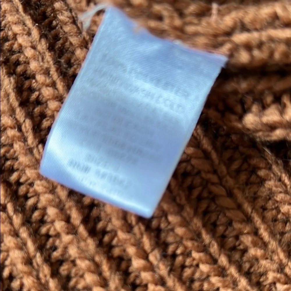 Rust Cable Knit Sweater - Picture 5 of 6
